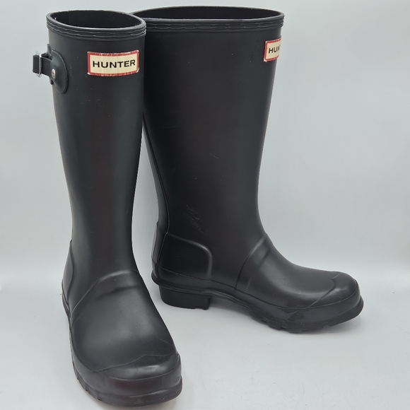 Hunter original nebula rain boots size 3 black - Picture 6 of 15
